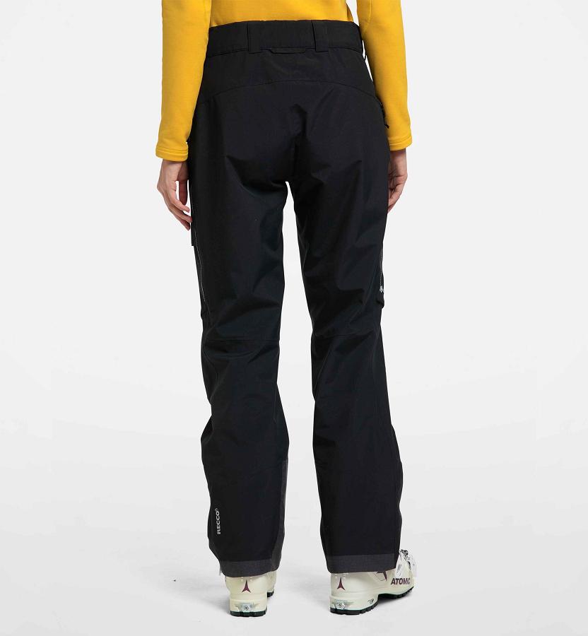 Haglöfs Womens Elation GTX Ski Pants Black New Zealand 74825CMOU